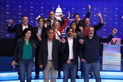 Los candidatos provinciales al final del debate en TN