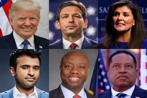 Quiénes son los siete precandidatos republicanos a la presidencia de EE.UU. y qué dicen las encuestas