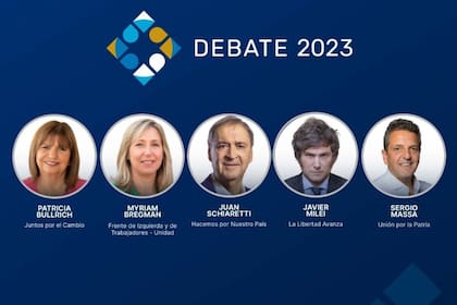 Los candidatos que participarán del primer debate presidencial en Santiago del Estero