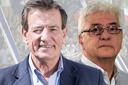 Los candidatos Raúl Gámez y Osvaldo Segade