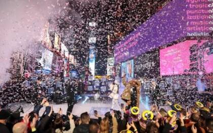 Los cantantes Ja Rule and Ashanti animaron las celebraciones en Nueva York