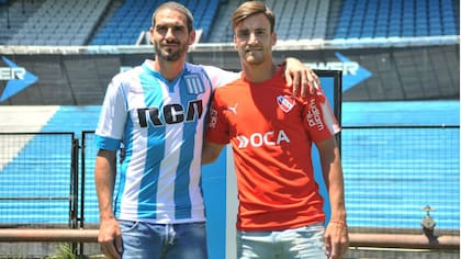 Los capitanes Lisandro López y Nicolás Tagliafico