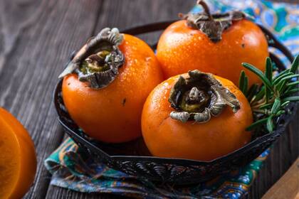 Los caquis tienen una duración breve en la temporada (Foto: Archivo)