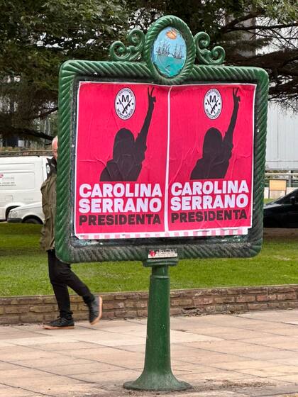 Los carteles de "Carolina Serrano presidenta": una campaña sucia contra Patricia Bullrich de la que nadie se hizo cargo