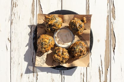 Los célebres buñuelos de espinaca