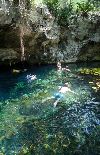 Los cenotes eran sagrados para la civilización maya: eran lugares de purificación y protagonistas en varios rituales y sacrificios.