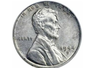 Los centavos con fecha de 1944 y fabricados en acero podrían alcanzar un valor muy elevado
