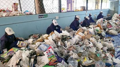 Los centros de clasificación de residuos emplean a 480 mujeres llamadas swachhata didis o "hermanas de la limpieza".