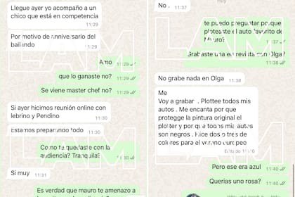 Los chats de WhatsApp de Wanda Nara a Pepe Ochoa