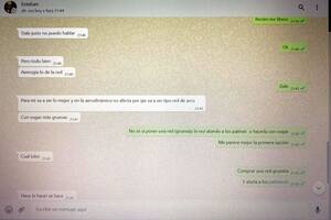 Los chats de whatsapp fueron clave para descubrir el plan
