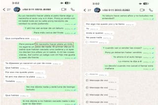 Los chats que complican a Morena Rial en la causa por robos en casas de San Isidro