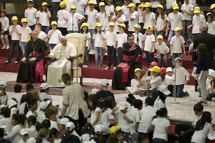 Los chicos presentaron La Fábrica de la Paz