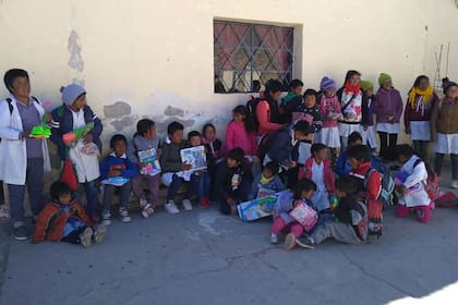 Los chicos que estudian en El Tolar