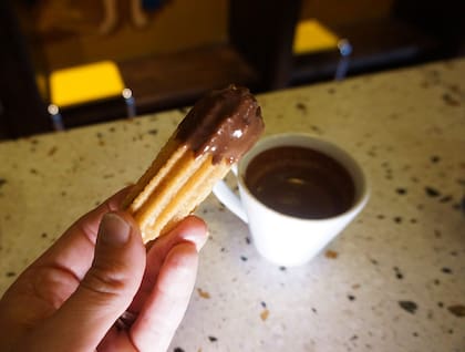 Los churros especiales de Juan Pedro Caballero