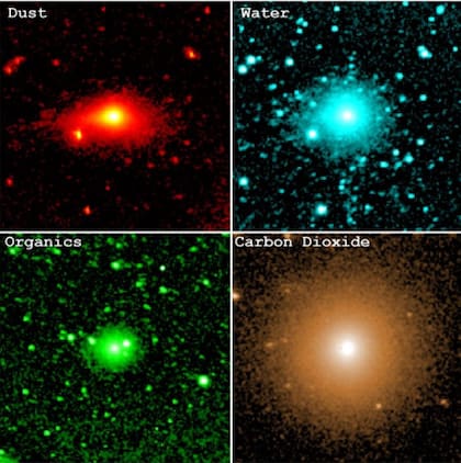 Los científicos estudian la composición del cometa (Foto: NASA)
