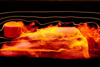 Los científicos reprodujeron en pequeña escala la formación de un yardang -estructura rocosa inusual que se forma en los desiertos- y realizaron experimentos recreando la acción del viento sobre esas formaciones
