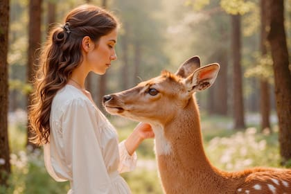Los ciervos suelen ser amigables pero la alimentación puede cambiar su comportamiento