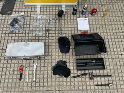 Los cinco delincuentes detenidos son de nacionalidad peruana