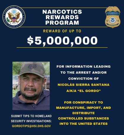 Los cinco integrantes de Cárteles Unidos también fueron sancionados por el Departamento del Tesoro de EE.UU.