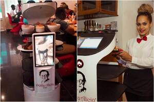 Los clientes pueden realizar sus pedidos a través de dispositivos electrónicos