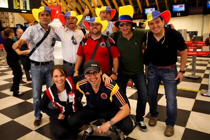 Los colombianos, camino a Belo Horizonte