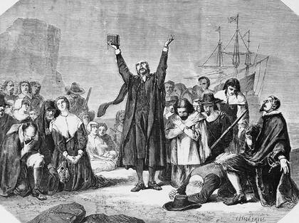 Los colonos puritanos desembarcaron en América del Norte desde comienzos del 1600.