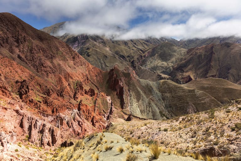 Los colores de la cordillera oriental. (Foto: Belén Grosso)