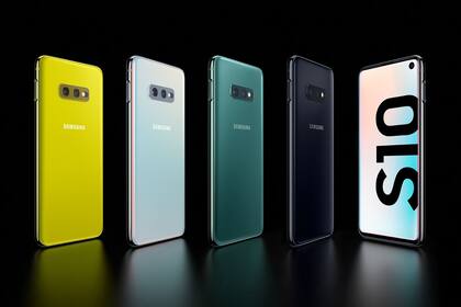 Los colores de la familia Galaxy S10