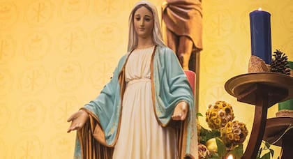 Los colores de la Inmaculada Concepción motivaron a que sean los mismos de la escarapela nacional (Fuente: ACI)