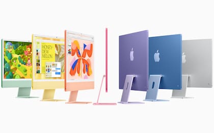 Los colores de la nueva iMac con chip M4 y pantalla de 24 pulgadas