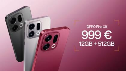 Los colores del Oppo Find X9