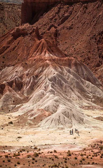 Los colores del Valle de Marte o Valle de la Luna jujeño, en Cusi Cusi.
