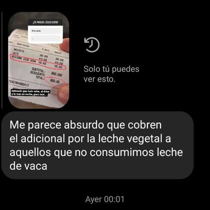 Los comentarios de los s sobre el ticket de la polémica (Foto: Instagram @elgordococina)