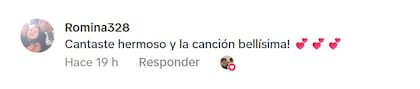 Los comentarios de los usuarios en TikTok