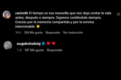 Los comentarios en la publicación de Fito (Captura Instagram @fitopaezmusica)