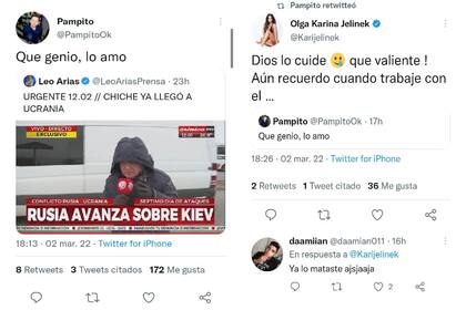 Los comentarios en redes sociales sobre Chiche (Captura Twitter)