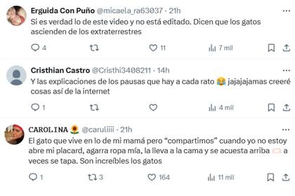 Los comentarios en X acerca del video