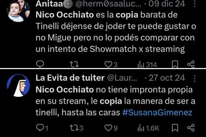 Los comentarios negativos contra el programa de Nico Occhiato