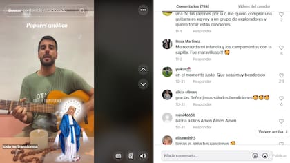 Los comentarios que recibe Manuel de parte de los fieles