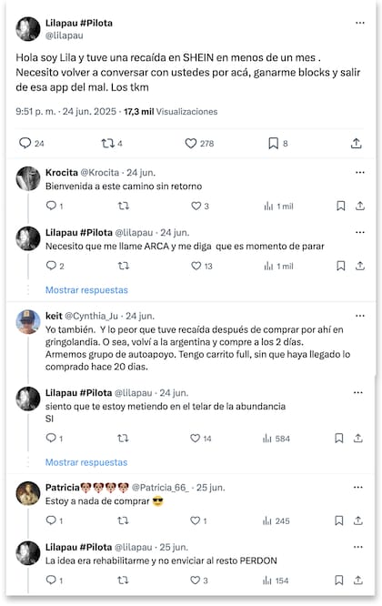 Los comentarios sobre las compras en Shein acaparan las conversaciones