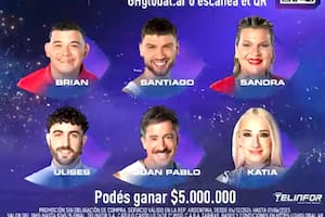 Los concursantes que quedaron nominados de Gran Hermano (Foto: Captura TV)