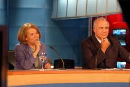 Mónica y César Mascetti, en su despedida de Telenoche