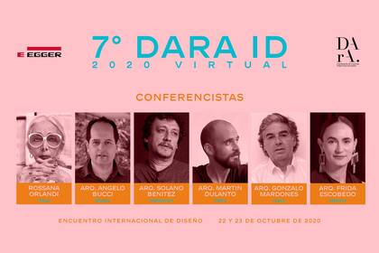Los conferencistas de la 7 edición de DArA, este año todo digital