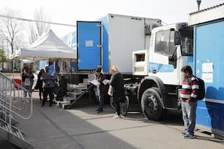 Desde hace un año, cuatro containers reemplazan a un centro de salud