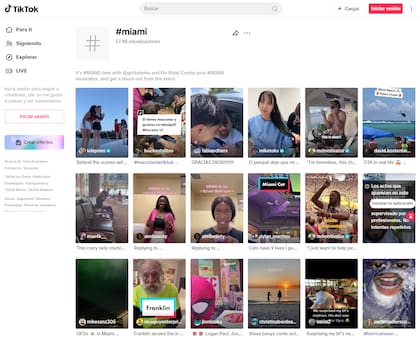 Los contenidos de TikTok etiquetados con la ubicación de Miami son los que generan el mayor volumen de reproducciones entre las ciudades de Estados Unidos