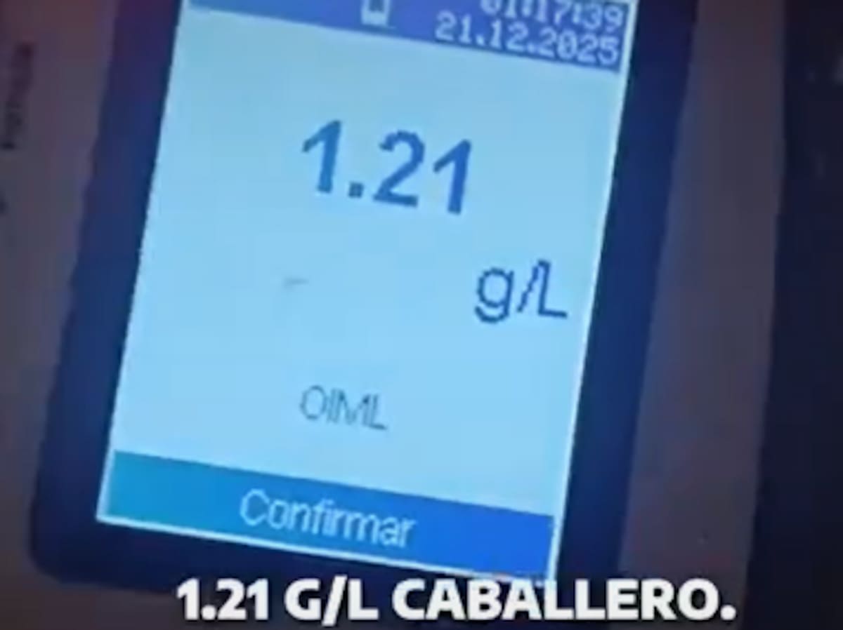 A incrível explicação do motorista que testou positivo para álcool no litoral