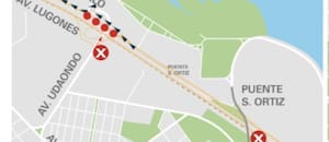 Cierran autopistas y puentes porteños: habrá cortes totales y desvíos de tránsito