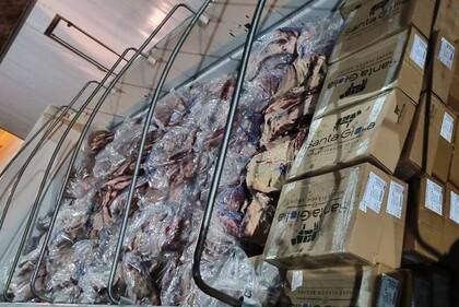 Los costillares estaban sin ninguna cadena de frío