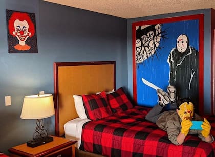 Los costos de reservación por una noche en el Clown Motel empiezan desde los 130 dólares