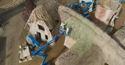 Los creadores de la versión cinematográfica de Wicked transformaron a la colina en uno de los pueblos de Oz